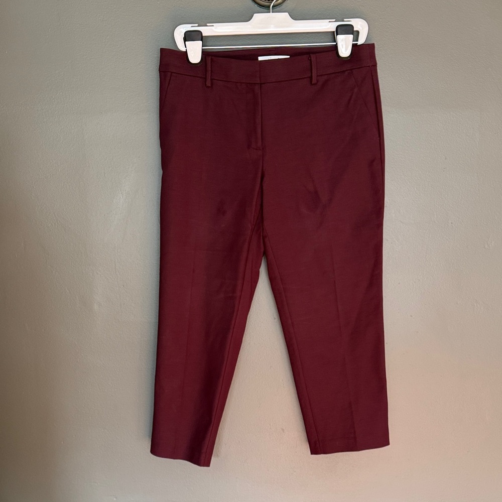 LOFT women’s petite garnet Dress Pants